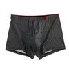 Ropa interior para hombre bóxers antibacteriales transpirables para niño rayas en la cabeza deportivos holgados pantalones para hombre bóxers al por mayor