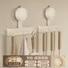 Gancho de Cozinha com Ventosa Cor Grafite, Suporte de Ganchos sem Furos, Suporte de Armazenamento para Cozinha para Pendurar Facas, Espátulas, Colheres, Toalhas, Suporte de Ganchos Montado na Parede