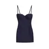 Atacado de Roupas Femininas Transfronteiriças Estilo Europeu e Americano Primavera 2026 Novo Vestido de Alça Cor Sólida Slim Fit Vestido Elegante