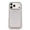 Funda Magnética Transparente Avanzada para Teléfono Apple 17Promax con Panel Trasero de Color Sólido Simple, Funda para Teléfono Apple 18Promax