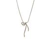 Collar Minimalista de Lazo para Mujer 2026 Nuevo Estilo Diseño de Línea Simple Moda de Nicho Cadena para Clavícula Versátil Venta al por Mayor