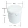 Fivela antifurto embalagem de fábrica pote de plástico em estoque branco opaco espesso grau alimentício garrafa de plástico selada com tampa