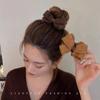 Maillard Elegante Tiara de Lazo de Lana Pinza para el Cabello para Mujer Cabeza Linda Pinza de Agarre para Bola de Cabeza Pinza de Cabello de Alta Calidad
