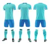 Nuevo conjunto de camiseta de fútbol de verano para partidos de fútbol, apto para adultos y niños, personalizable con números, camiseta de equipo de manga corta de secado rápido