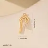 Accesorios de joyería materiales hechos a mano metal incrustado circonita colgante de lazo para collar pulsera pendientes colgante DIY
