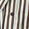 Transfronterizo 2026 Primavera Nuevo Estilo Europeo y Americano Versátil Holgado Adelgazante Rayas Camisa Top para Mujer 2088111