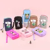 Bolso bandolera de silicona transfronterizo, estuche portátil para labiales de exterior, bolso de un solo hombro, con parches intercambiables, impermeable, para guardar objetos pequeños y monedas, en stock