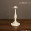 Suporte de Vela Retrô Estilo Europeu para Criar Ambiente, Adereços para Jantar Romântico à Luz de Velas, Suporte de Vela de Base para Uso Doméstico