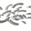Pulsera de aleación de AliExpress, collar con codo, joyería artesanal, pulsera de aleación de plata antigua, accesorios con colgante de codo.