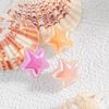 Heidi luz ultravioleta color variable estrella de cinco puntas con cuentas diy cadena para teléfono móvil llavero accesorios lote mixto a granel