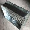 Válvula de control manual multihojas, galvanizada, directa de fábrica, con división manual, válvula de aire, válvula de retención de hoja de aluminio.