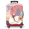 Funda con estampado cubierta protectora gruesa para maleta funda antipolvo para maleta de viaje funda de cuero para carrito funda elástica funda elástica