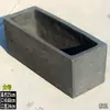 Vasos de Cerâmica para Horta sem Esmalte, Vasos Extra Grandes para Plantio de Árvores em Varandas, Caixas Quadradas de Cerâmica Escovada para Plantio de Vegetais