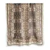 Pañuelo Cuadrado Paisley Vintage JM, Pañuelo de Seda con Textura de Algodón y Lino Flor de Anacardo, Turbante Protector Solar para Viajes, Chal