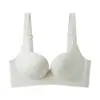 Ropa Interior para Mujer Busto Grande Hace que el Busto Pequeño Parezca Más Pequeño Estilo Delgado Talla Grande Sujetador de Copa Completa Anticaída Sin Costuras Recoge el Flanco Sujetador para Mujer Verano