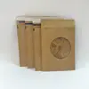 Saco Envelope de Papel Kraft Feito de Polpa de Madeira, Biodegradável, com Revestimento Colmeia, à Prova de Choque, Embalagem com Fechamento Autoadesivo para Logística de E-commerce e Entrega Expressa