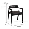 Mesa de té y silla de madera maciza de estilo tranquilo, combinación de bandeja de té, mesa de té, mesa de centro de acrílico carbonizado integrada para sala de estar y oficina