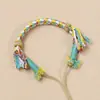 Pulsera de Hilo de Algodón Estilo Tíbet, Nueva Pulsera Tejida a Mano Semi-Terminada de Hilo Rojo, Se Puede Usar para Joyería de Cuentas DIY
