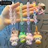 Llavero de personaje de niña de la suerte estilo chino tradicional, cadena para teléfono con cuentas, colgante lindo para bolso, adorno para coche, regalo de moda