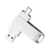 Pen drive USB do fabricante 64GB alta capacidade alta velocidade USB drive 32GB brinde corporativo 8GB para promoção em feira 4GB metal 2GB 1GB