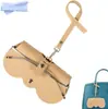 Estuche de Cuero PU de Moda para Gafas, Estuche Protector Portátil para Gafas que se Lleva en la Cintura, Bolsa de Almacenamiento para Gafas de Sol y Gafas de Prescripción al por Mayor