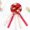 Nova Guirlanda Elegante Transfronteiriça Bicolor Oversized Flor de Bola 3D Guirlanda Preguiçosa com Cauda Longa Decoração de Árvore de Natal