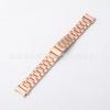 Adequado para Pulseiras de Relógio Samsung Watch Bands7456 Geração Três Contas Vazado Metal Aço Inoxidável Pulseira de Relógio Inteligente Atacado