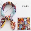 Bufanda de Seda Simulada Facetada para Primavera y Verano Bufanda Cuadrada Pequeña Bufanda Profesional de Azafata para Mujer Estilo Coreano Bufanda Decorativa Versátil para la Cabeza