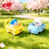 Nuevo Ornamento en Miniatura de Resina para Coche de Mascota Linda de Día de Primavera, Miniatura Linda para Casa de Muñecas, Accesorio de Escritorio