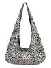 Bolso de Lona con Estampado de Leopardo Transfronterizo para Mujer, Gran Capacidad, Nuevo Bolso Cruzado de Hombro Casual Primavera y Verano 2026, Bolso Tote para Estudiantes