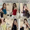 6653 Colete de Peça Única Versátil em Algodão Puro Estilo Coreano para Mulheres, Emagrece e Valoriza, Cobre os Seios Laterais, Pode Ser Usado como Camada Base ou Peça Externa, Camada de Base Fashion para Mulheres
