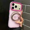 Aplicable a funda de teléfono Apple 17 pareja iPhone 16promax 15 ventana grande 14pro soporte de succión magnética con rotación 360