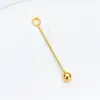 Colgante de Colgante de Poste de Cuentas DIY Pendientes Joyería Cono Metálico Multicolor Poste de Cuentas en stock Mayoreo
