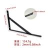 Suministro de Fábrica Soporte Triangular Engrosado 16 Ancho Estantería Estante Mesa Superior de Mármol Estante de Soporte de Almacenamiento Pared