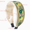 2025 Nueva Llegada Todo Combinable Diseño Nicho Diadema Bordada Nuevo Estilo Chino Lujo Ligero Alta Gama Exquisita Diadema para Salir Accesorios para el Cabello