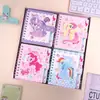 Cuaderno de Espiral A7 de la Linda Princesa Pony para la Temporada de Regreso a Clases, Cuaderno de Bolsillo de Alta Calidad para Estudiantes de Primaria, Diario Personal, Papelería