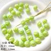 10mm Estilo Japonês Contas de Acrílico Abóbora Contas Soltas DIY Colar Pulseira Brincos Artesanais Material Contas Espaçadoras Acessórios