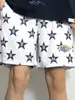 Pantalones Deportivos de Baloncesto con Estampado de Estrellas para Hombre, Shorts de Longitud Tres Cuartos hasta la Rodilla para Hombre, Holgados, de Secado Rápido, Transpirables, Delgados, Pantalones Casuales