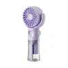 Ventilador Portátil de Pulverização Manual de Fábrica Ventilador de Água Rotativo Alça de Pescoço Dobrável Cordão Ventilador de Pulverização Totalmente Ecológico