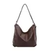 Bolsa Tote de Couro Macio Estilo Coreano 2026 para Mulheres, Bolsa Transversal de Ombro Único de Alto Valor Casual, Bolsa Casual para o Dia a Dia