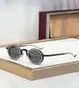 Gafas de Sol Jmm Varda Moda Transfronteriza Retro Metal Marco Ovalado para Hombres y Mujeres, Versátiles de Moda para Vacaciones Fiestas