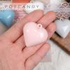 Llavero DIY con forma de corazón, accesorio de joyería hecho a mano con cuentas, colgante de color caramelo, color sólido, bolso.