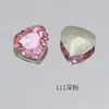 Rhinestones Apilados Dongzhou Crystal Super Brillantes para Uñas, Rhinestones con Forma de Durazno y Base Puntiaguda de 11*10mm, Accesorios DIY, Rhinestones Adhesivos para Uñas
