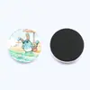 Imán de Refrigerador de Anime Pokemon Vidrio de Cristal Parche Magnético Suave Decoración de Puerta de Refrigerador para el Hogar 30mm