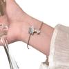 2024 Novo Bracelete Estrela Dupla com Gradiente Azul Design Aberto Exquisito Alto Valor de Cor Abertura Ajuste Fino Bracelete Joia