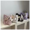 Lujo Ligero Internet Trendy Lona Bolso Grande Mujer 2024 Verano Nuevo Estilo Fresco Bordado Bolso de Hombro Bolso Tote de Gran Capacidad