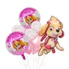 Wang Wang Equipo Set Globo de Perro Patrulla Dibujos Animados Película de Aluminio Ryder Tiantian Fiesta Infantil Decoración de Cumpleaños Globo
