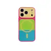 Funda de Bloques de Color Estilo Europeo y Americano Que se Transforma Instantáneamente en 18, Adecuada para Funda de Teléfono Apple 17 Pro Max, iPhone 18 Pro Cobertura Total, Atracción Magnética 16/15