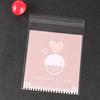 Bolsa de embalaje autoadhesiva opp para alimentos galletas dulces joyas plástico pequeña 10*10+3