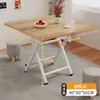 Mesa plegable, mesa de comedor cuadrada, mesa pequeña para uso doméstico, alquiler de apartamentos pequeños, mesa de comedor sencilla, mesa cuadrada